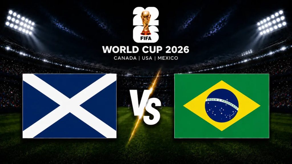 Scotland vs Brazil World Cup 2026 prediction